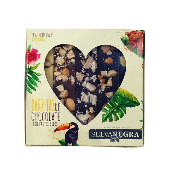Barritas de Chocolate Artesanal Selva Negra