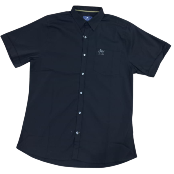 Camisa Manga Corta Negra