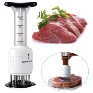 Ablandador e Inyector de Salsa 2 en 1 para Carne - Accesorios Asado -